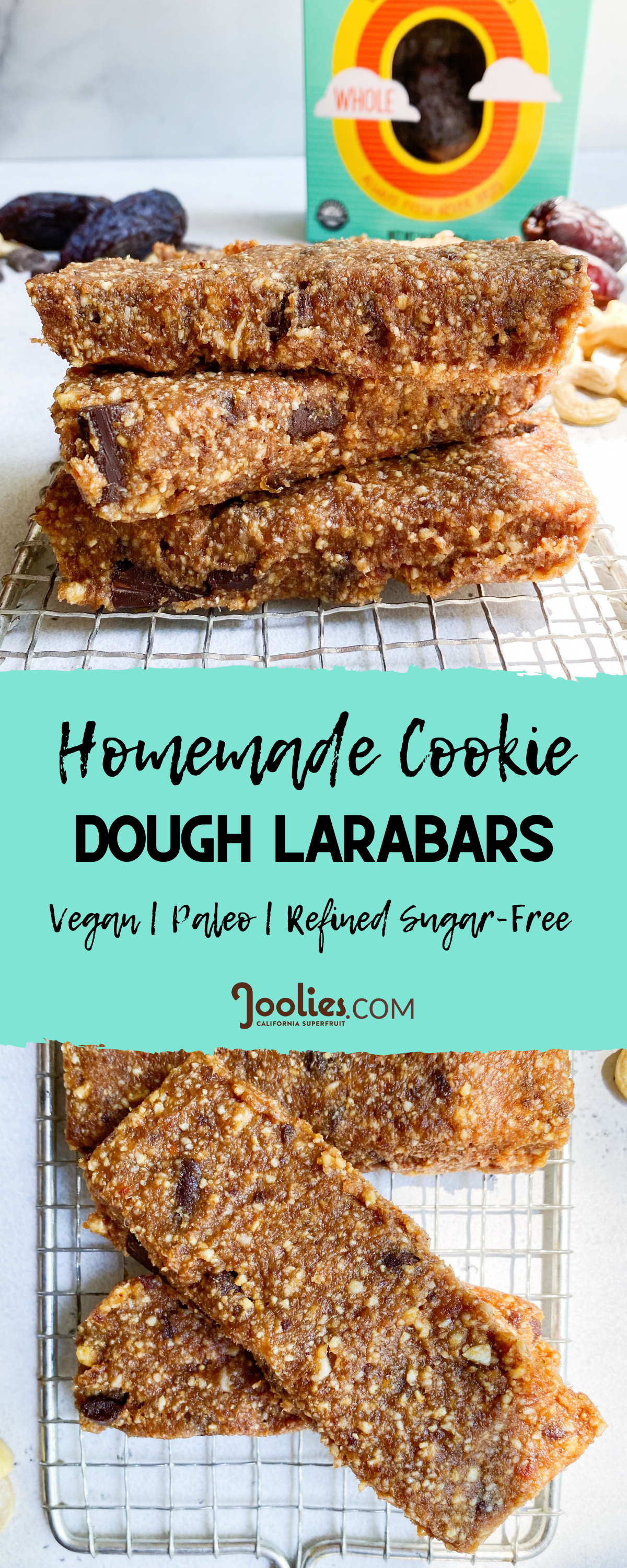 Homemade Cookie Dough Larabars